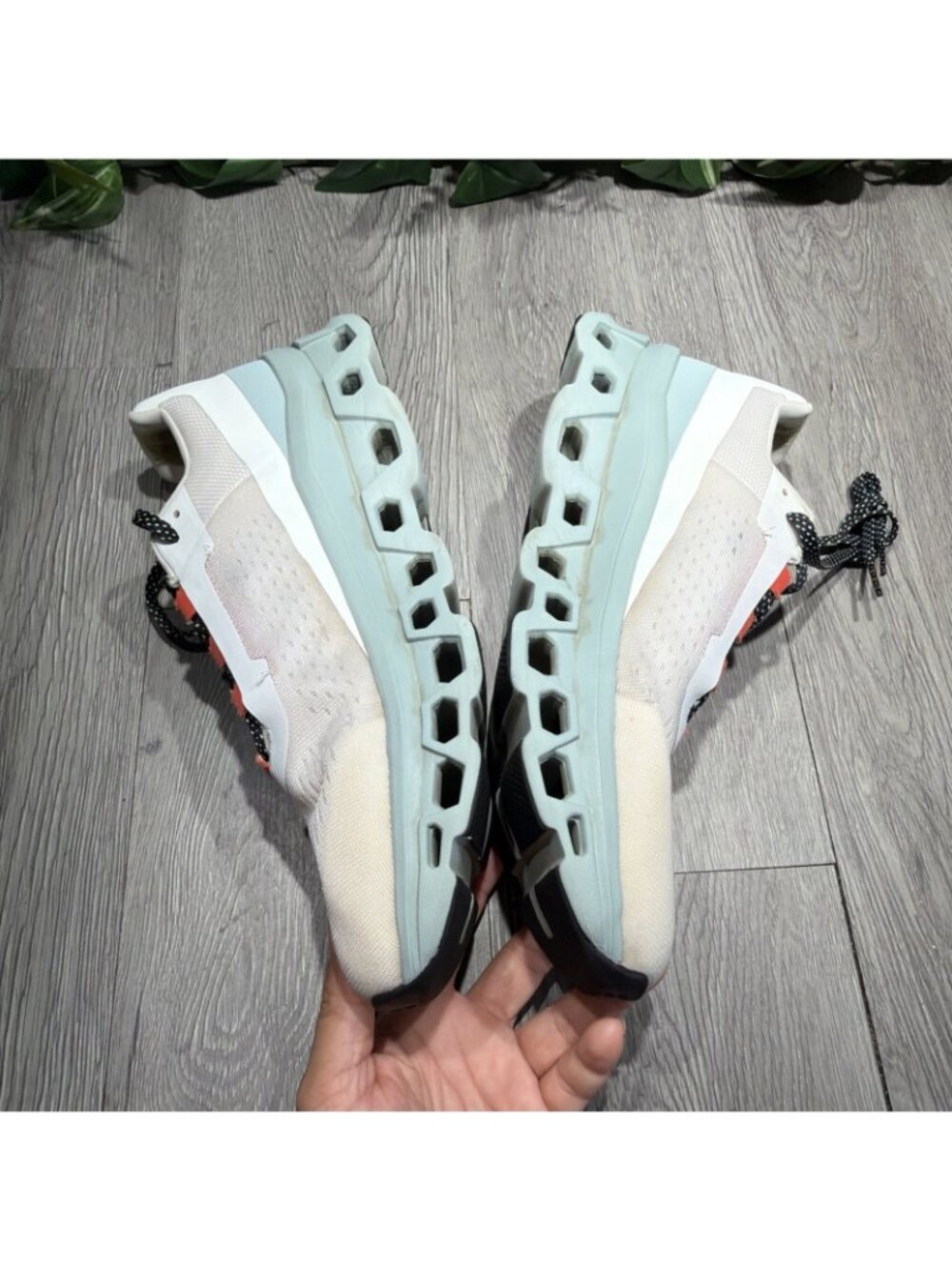 Cloudmonster On Cloud Surf White Frost Sneakers Men’s Size 10.5 - Picture 12 of 14
